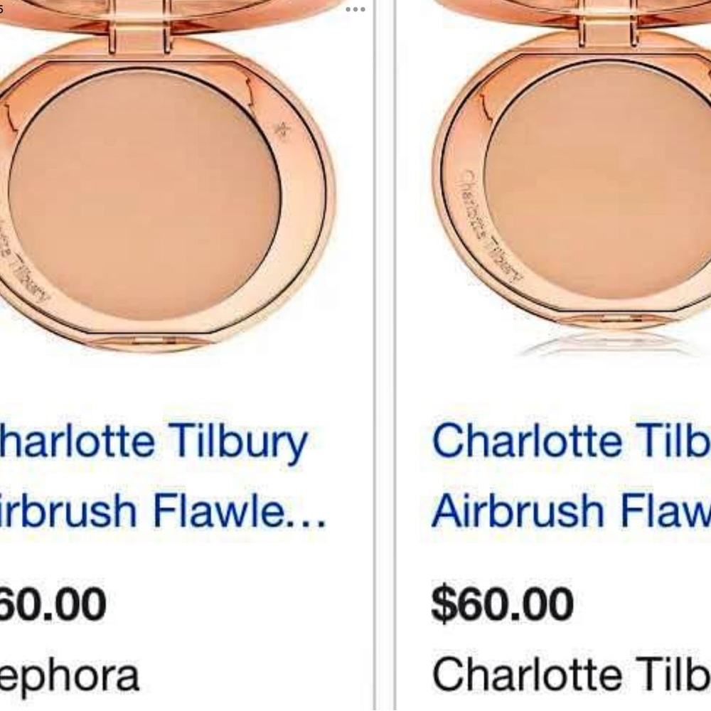 1 Charlotte Tilbury 3 Deep Airbrush Flawless Finish Pressed Powder